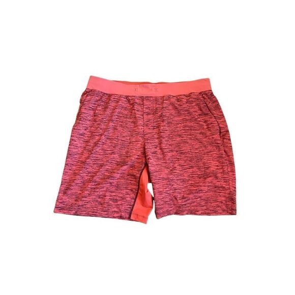 Lululemon Men’s THE Short 9” Inseam Size Small Linerless orange/Black - Picture 1 of 4